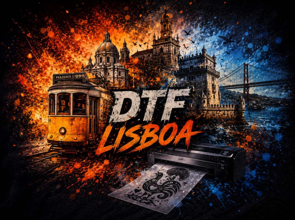 DTF Lisboa O Guia Definitivo para Transformar Roupa Personalizada na Capital