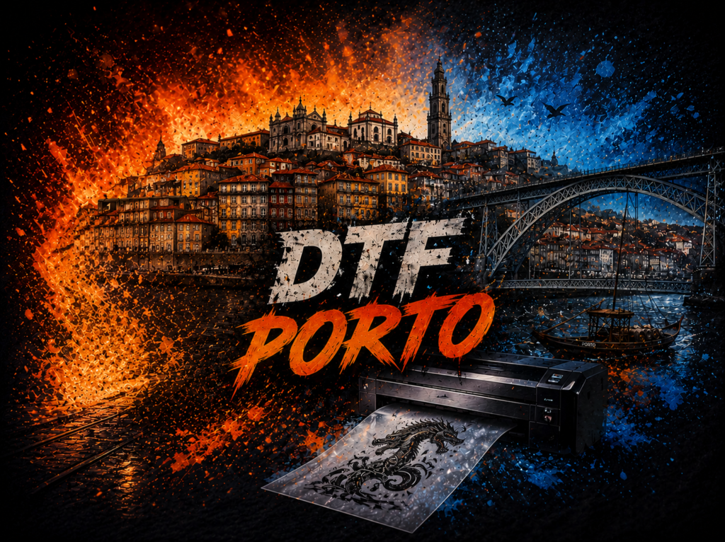 DTF Porto Impressão Têxtil para Marcas de Roupa e Eventos